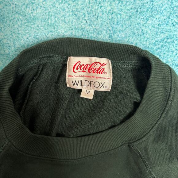Coca-Cola Sweatshirt Green “Can’t Beat the Feeling” Retro Crewneck Size M - Picture 11 of 13